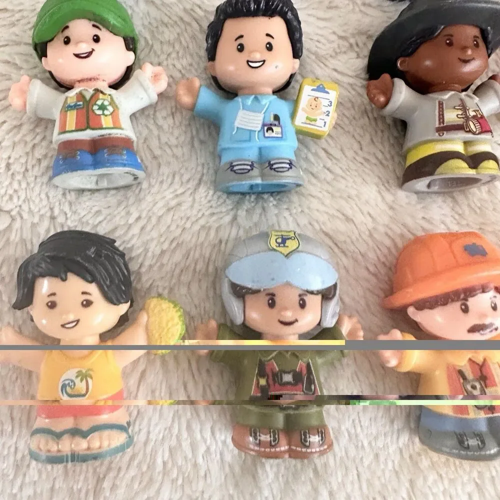 Fisher Price Little People Lot Of 12 Toy Figure Career